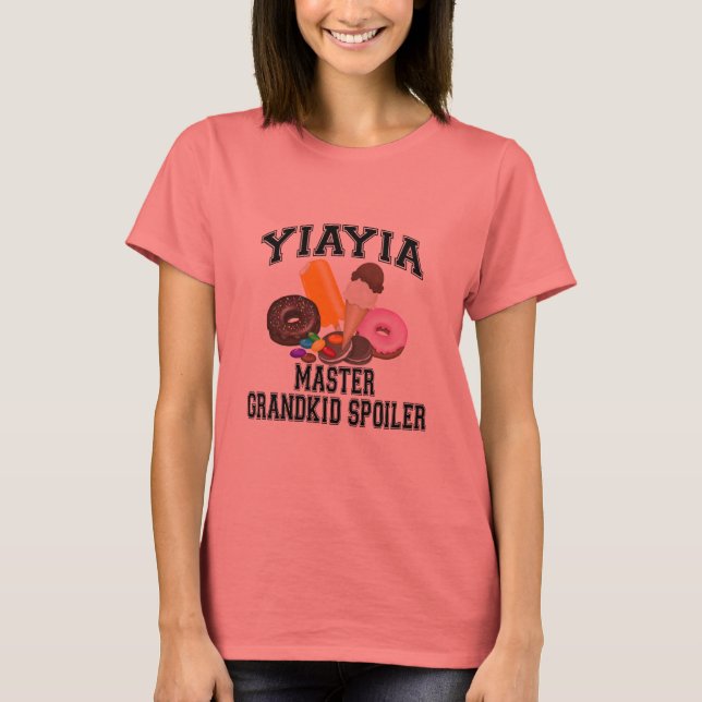 Barnbarnsförstörande YiaYia Tee (Framsida)