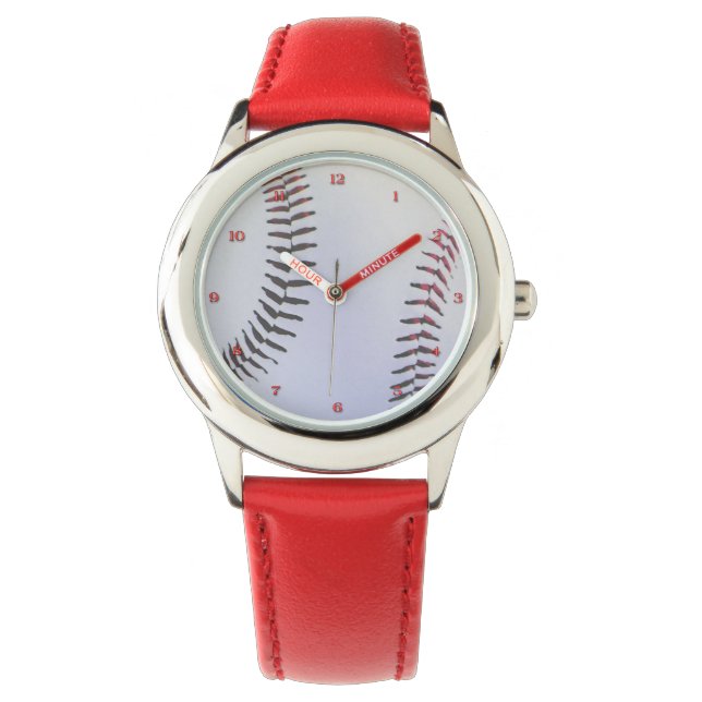 Barnbaseballklocka Armbandsur (Framsida)
