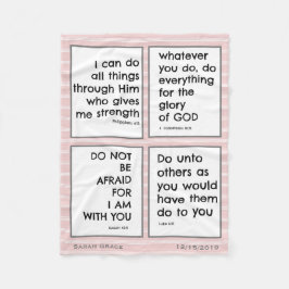 Barnbibelversioner, anpassa fleecefilt