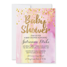 Barnbildschaufför Modern vattenfärgsinbjudan