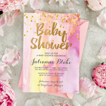 Barnbildschaufför Modern vattenfärgsinbjudan