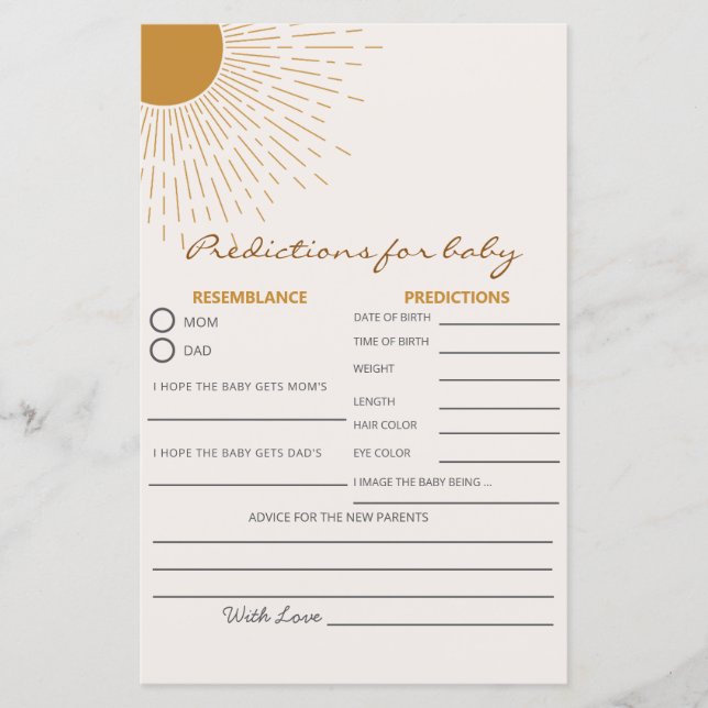 Barnbildsspel här innehåller förutsägelser (Framsida)