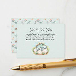 Barnböcker för baby Shower Inclosure Card Dinosaur Tilläggskort