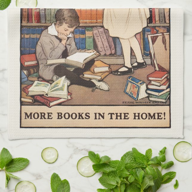 Barnboksveckan av Jessie Willcox Smith Kökshandduk (Vikta)