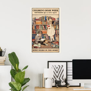 Barnboksveckan av Jessie Willcox Smith Poster