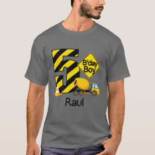 Barnbyggnad 5 Birthday Raul Boys 5 år O T Shirt