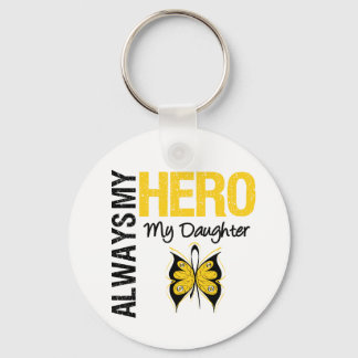 Barncancer alltid min Hero min dotter Nyckelring