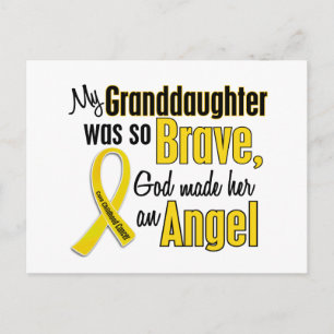 Barncancer ANGEL 1 Granddotter Vykort