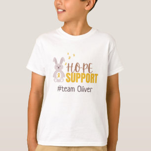 barncancer. Anpassningsbar #team namn Kids T-Shirt