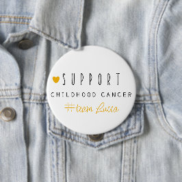 barncancer. Anpassningsbar #team namn. Knapp