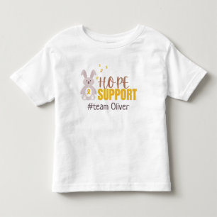 barncancer. Anpassningsbar #team namn Småbarn Shir T Shirt