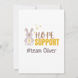 barncancer. Anpassningsbar #team namn Stationery Inbjudningar
