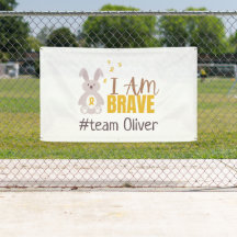 Barncancer. eget namn Banner Utomhusskylt