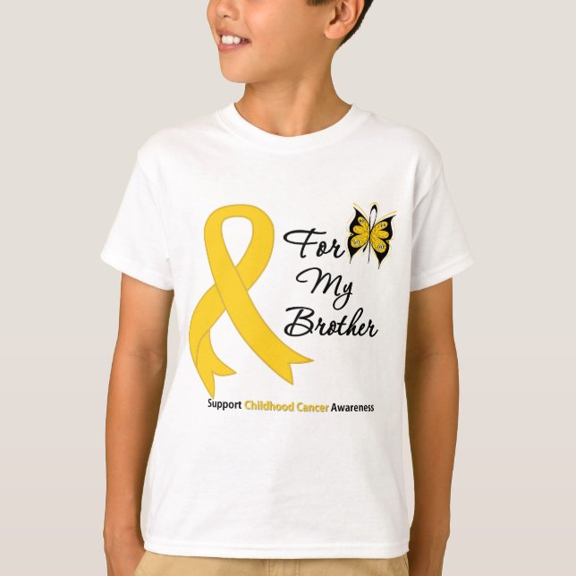 Barncancer för min bror tee shirt (Framsida)