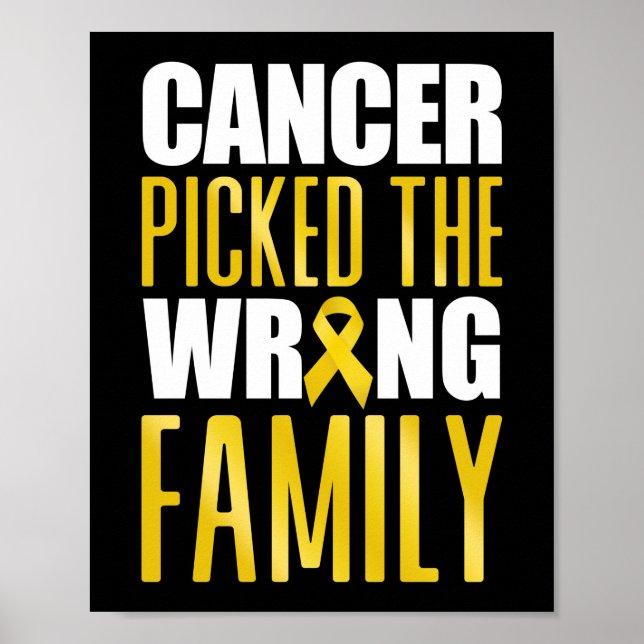 Barncancer har fått fel familjeband poster (Framsidan)