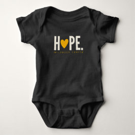Barncancer HOPE Baby Bodykosten 1-Biet T Shirt