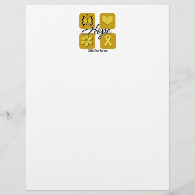 Barncancer Hopp Kärlek Inspirera Medvetenhet (Framsida)