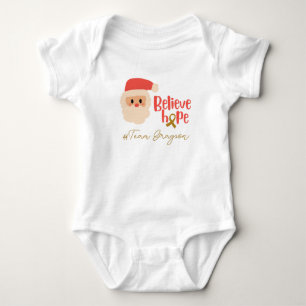 Barncancer Jul Anpassningsbar Baby Bodykosten T Shirt