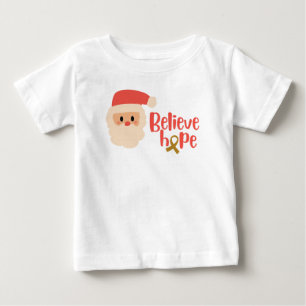 Barncancer Jul Helgdag T-Shirt i Baby