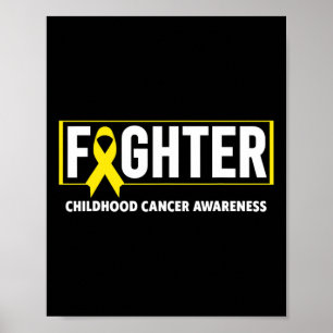 Barncancer - Kampen mot barncancer Medveten Poster