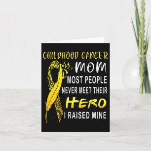 Barncancer Kampen mot Mamma Min son är min Hero Wo Kort
