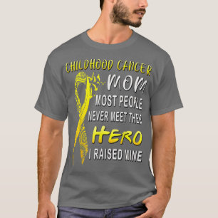 Barncancer Kampen mot Mamma Min son är min Hero Wo T Shirt