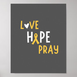 Barncancer.kärlek.hope.be. Poster och skriva ut