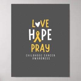 Barncancer.kärlek.hope.be. Poster och skriva ut