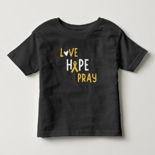 Barncancer.kärlek.hope.be. Småbarn T-Shirt