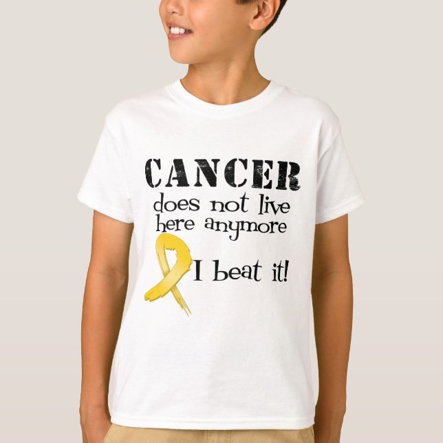 Barncancer lever inte längre här tröja (Framsida)