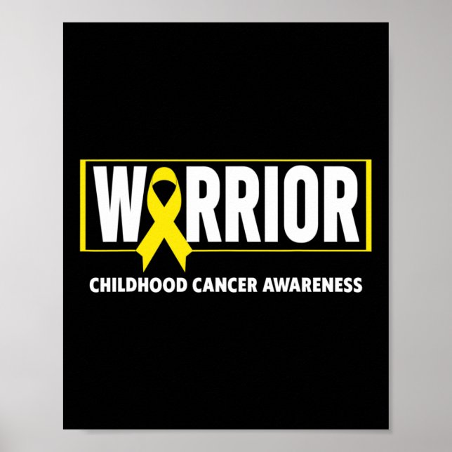 Barncancer - Medveten barncancer Poster (Framsidan)