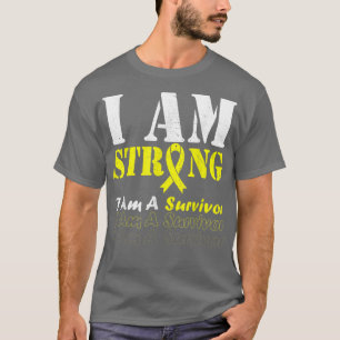 BARNCANCER MEDVETENHET JAG ÄR STARK. JAG ÄR EN SUR T SHIRT