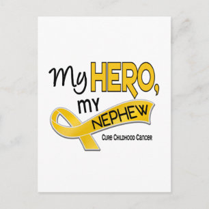 Barncancer MY HERO MY NEPHEW 42 Vykort