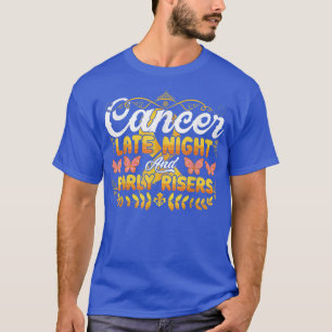Barncancer Sent natt och Tidigt Rises Yello T Shirt