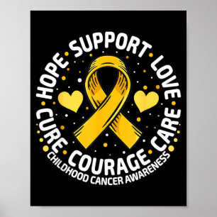 Barncancer Stöd Familj Barncancer Poster