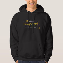 Barncancer: stöd till Pullover Hoodie