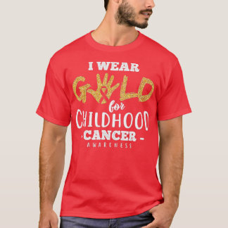 Barncancer Survivor I Bära Guld Awareness Gi T Shirt