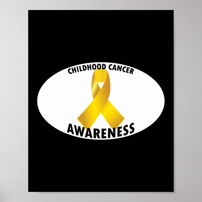 Barncancermedvetenhet 9  poster (Framsidan)