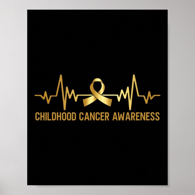 Barncancermedvetenhet September Cancer  Poster (Framsidan)