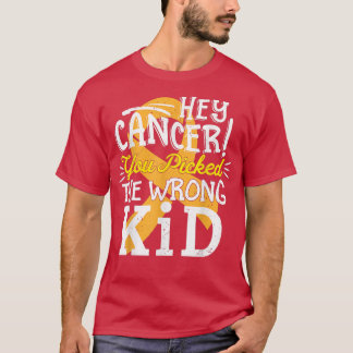 Barncancern plockade fel KID - Warrior Fi T Shirt
