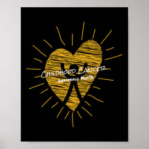 Barncanceröverlevare - Medvetenhet om barncancer Poster