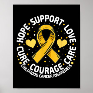 Barncancerstöd Familjeframställning vid barncancer Poster