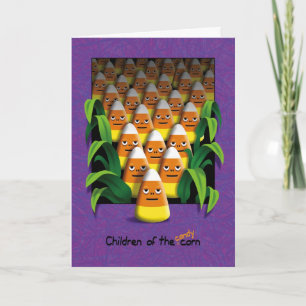 Barncandy corn Halloween Kort