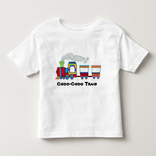BarnChoo-Choo tåg Tee Shirt (Framsida)