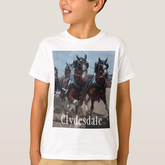 BarnClydesdale T-tröja Tröja (Framsida)
