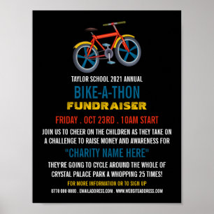 Barncykel, välgörenhetsorganisation för barn Cykel Poster