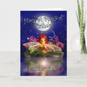 Barndagskort - Cute Little Fairy - Kort