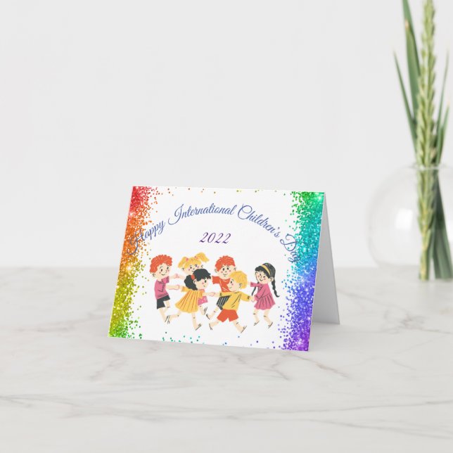 barndagskort kort (Framsida)