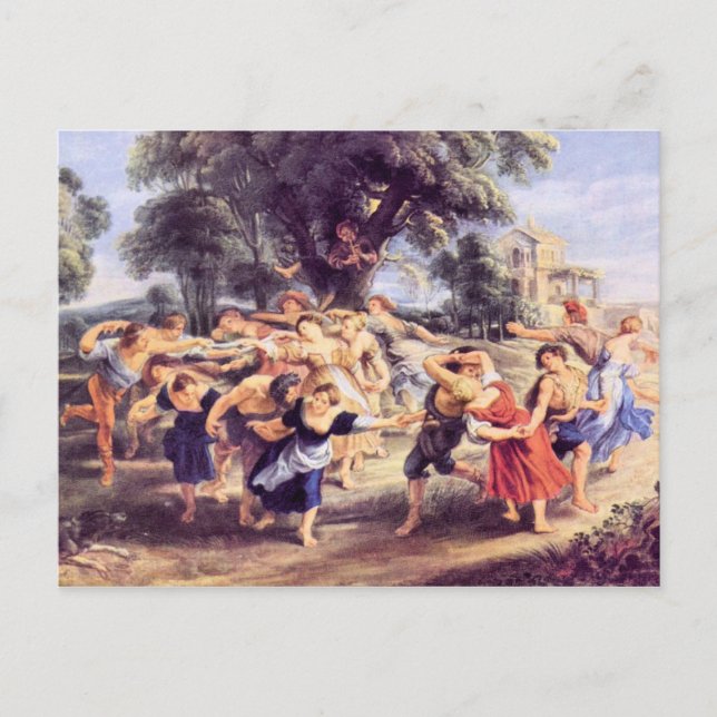 Barndans av Paul Rubens Vykort (Framsida)