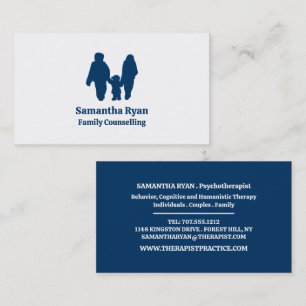 Barndesign, psykoterapeut visitkort